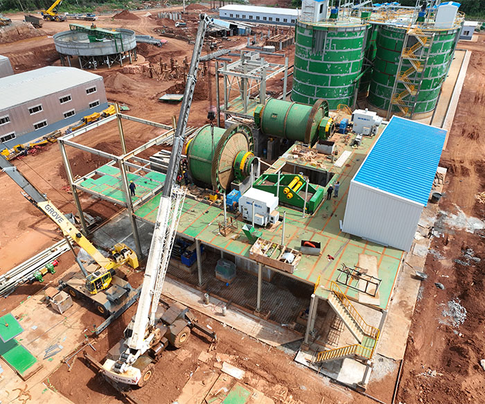 选矿厂基建 设备安装工艺调试